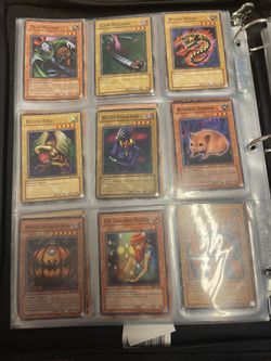 Binder Full Of Yugioh Cards 
