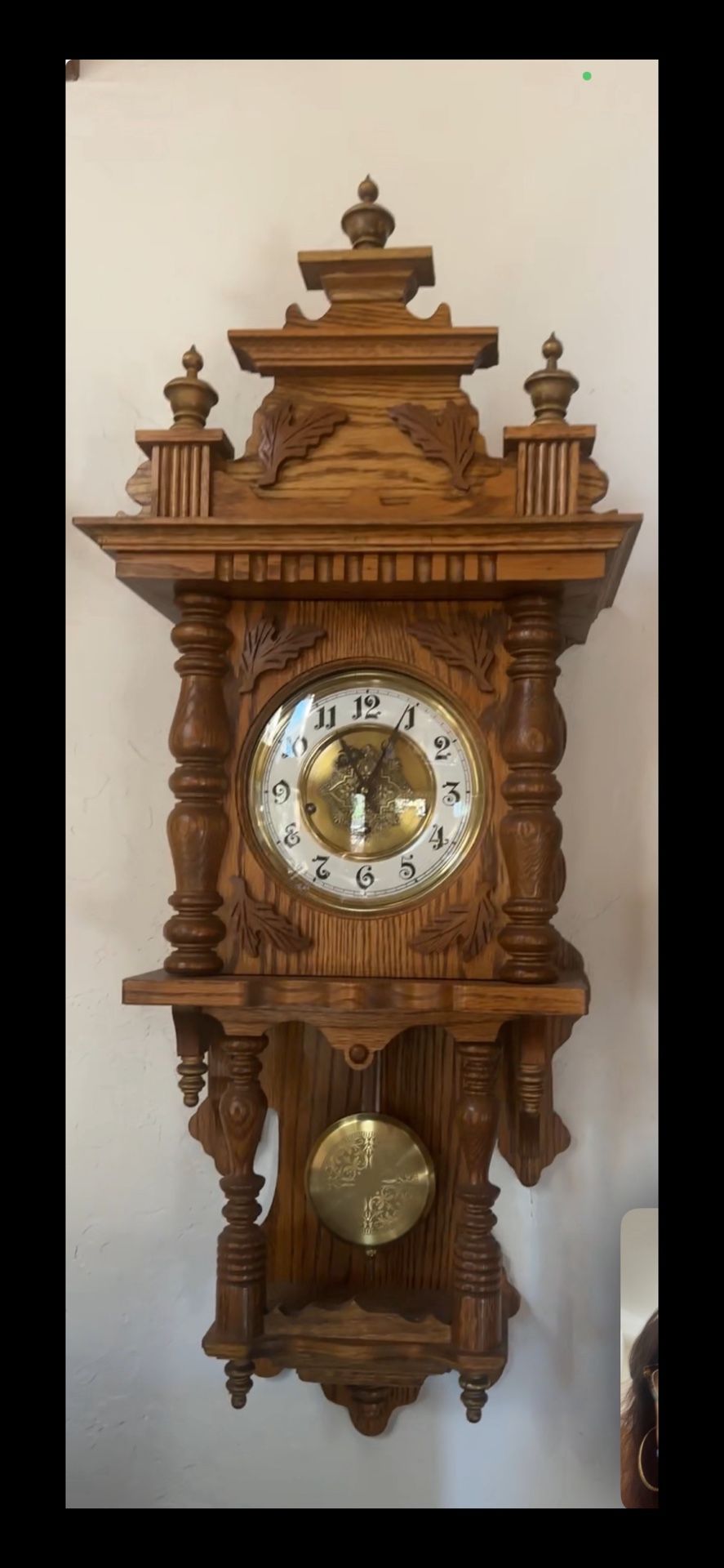 Antique wall clock