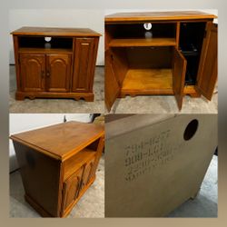 Sturdy TV Console / Media Cabinet - Made in USA 🇺🇸
