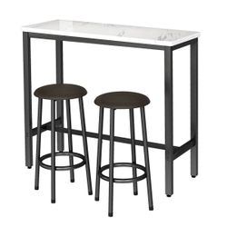 3 Piece Dining Bar Table Set