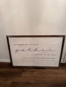 Wall decor - Bible verse