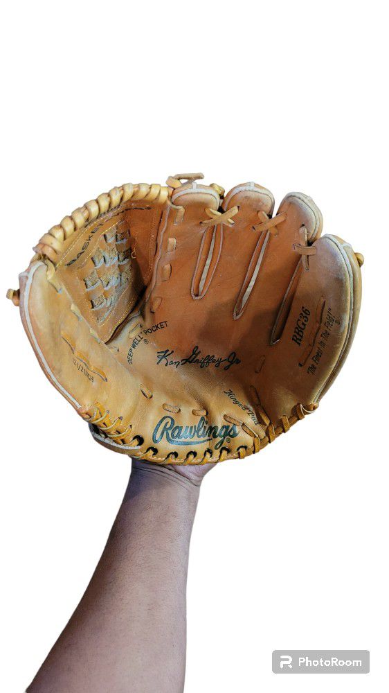 Rawlings Ken Griffey Jr. 12.5" Baseball Glove RBG36 Mitt for RHT