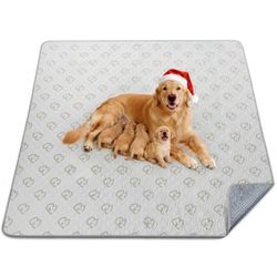 Washable Pee Pads for Dogs, Puppy Pads with Super Absorbent, Specifically Designed for FXW Rollick/Homeplus 24inch 8 Panels Dog Playpen, 63" Square, K