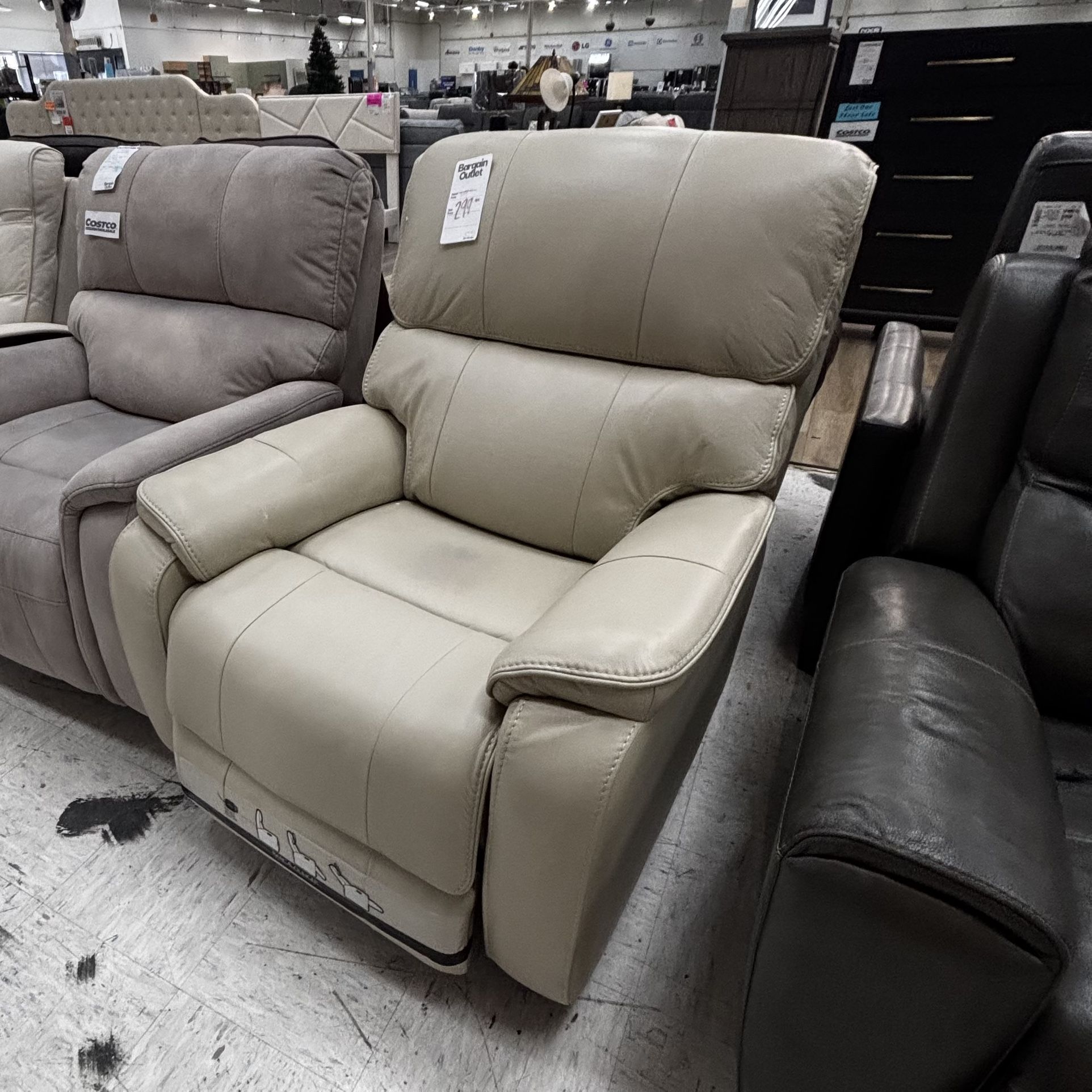 BarcaLounger Columbia Leather Chair