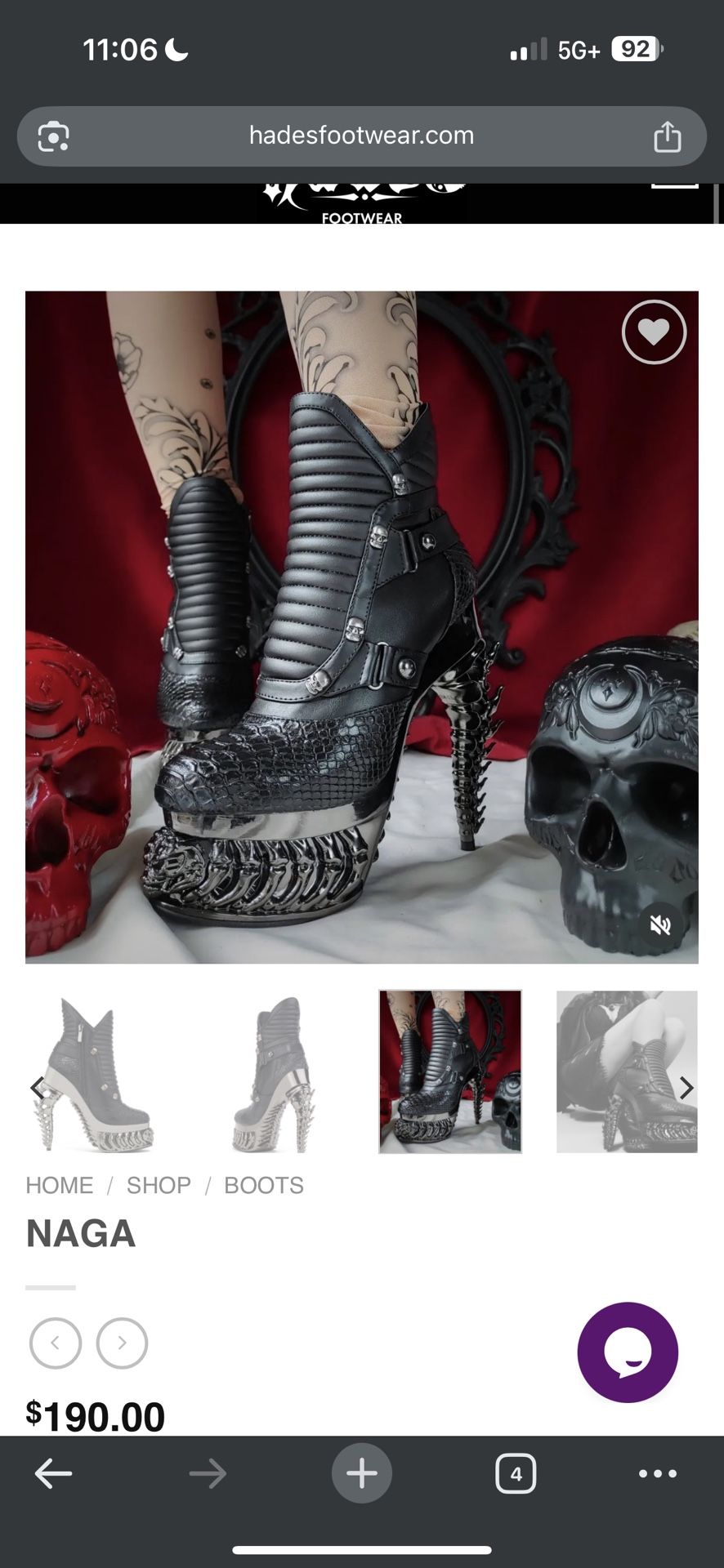 Hades Spine Stiletto Platforms