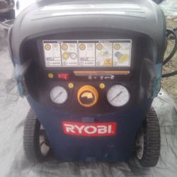 Ryobi Airbase Portable Compressor And Nail Gun 