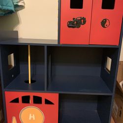 Kids Bedroom Storage Cabinet Shelf 