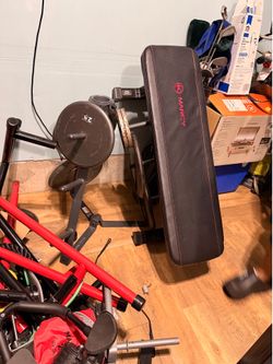 Bench and weights