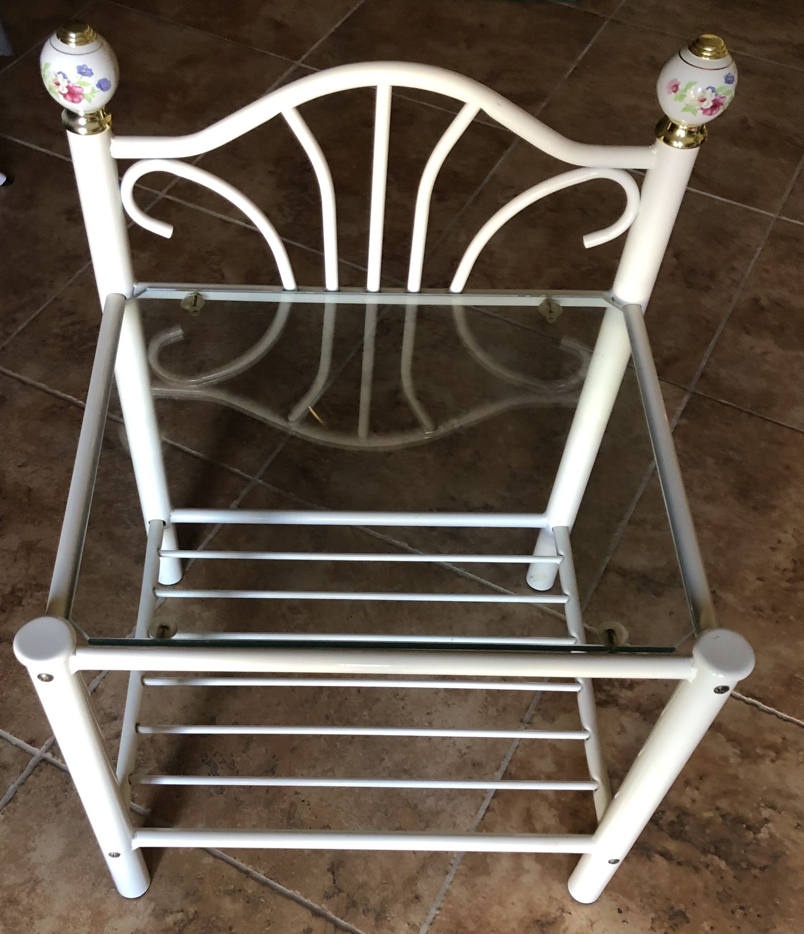 Glass End Table