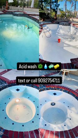Pool. Acid Wash 🦠💧🧼🧽