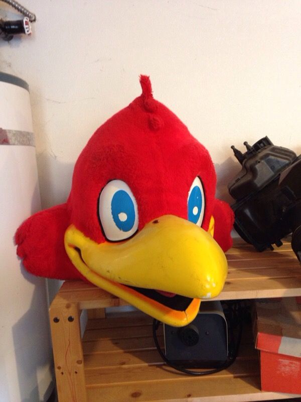 Red robin bird costume! Rare!