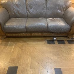 Leather Couch 