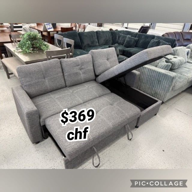 Convertible Sectional Sleeper Sofa With Pull Out Bed