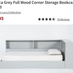 Full Bed Frame- Gray