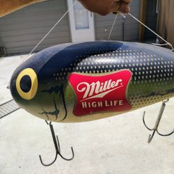Vintage Miller High Life fishing lure