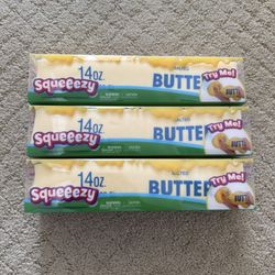 Squeeezy Butter Lot Of 3 