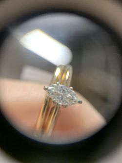 14k yellow gold ladies ring