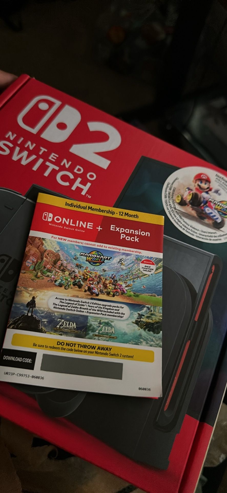Nintendo switch 2 Mario Kart Edition.