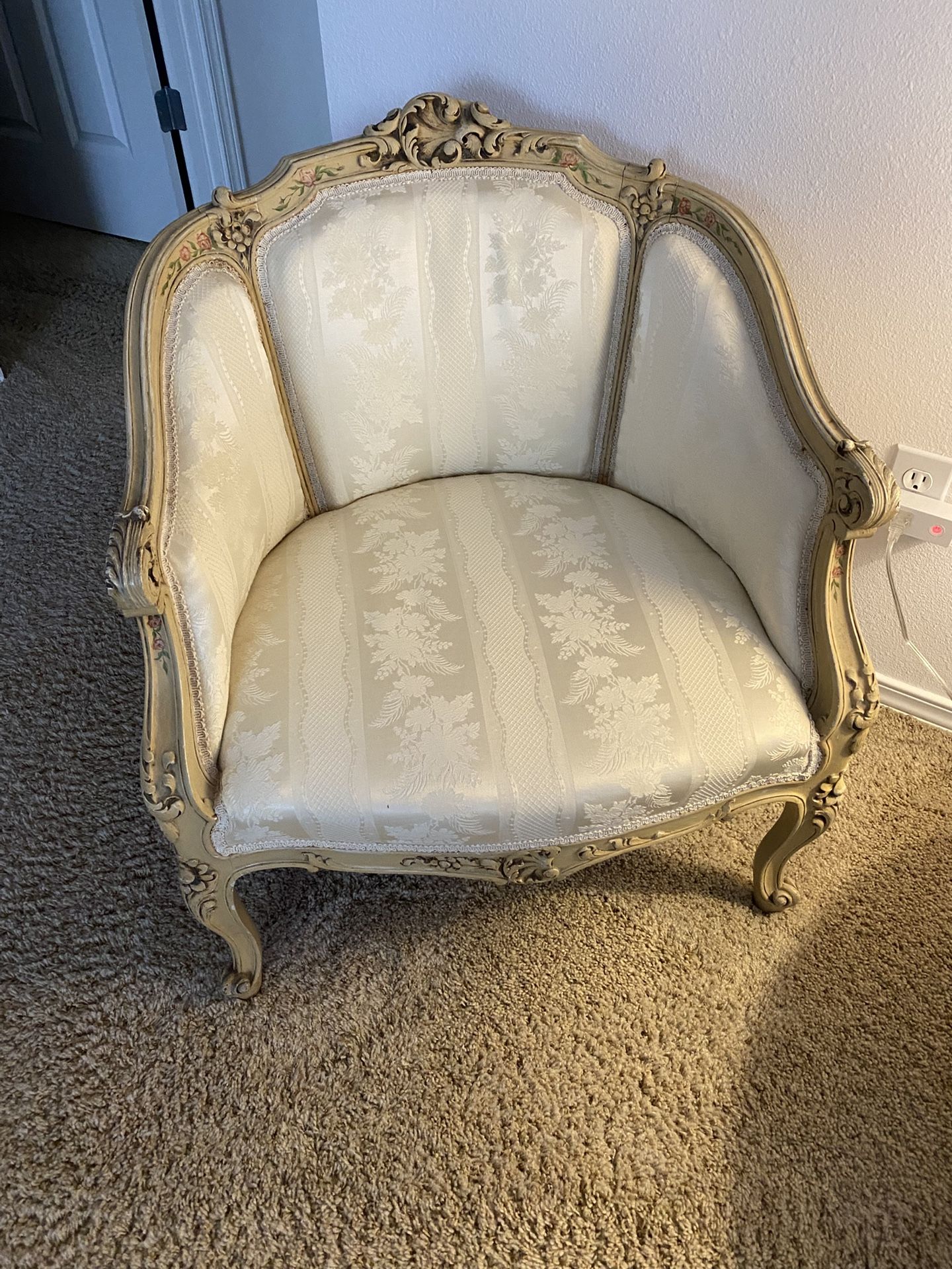 Antique Chairs and foot rest