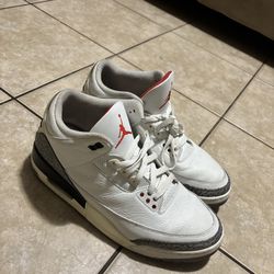 jordan 3 white cement size 12