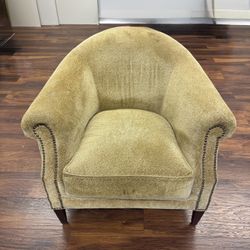 Comfy Olive Green Armchair