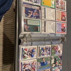 Football Cards Whole Binder Over 700 Cards