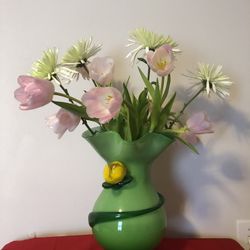 Huge Glass Vase For Two Dozen Fresh Flowers