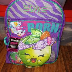Shopkins Backpack And Lunch Bag 