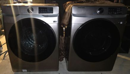 Samsung Washer &  electric Dryer set (stackable)