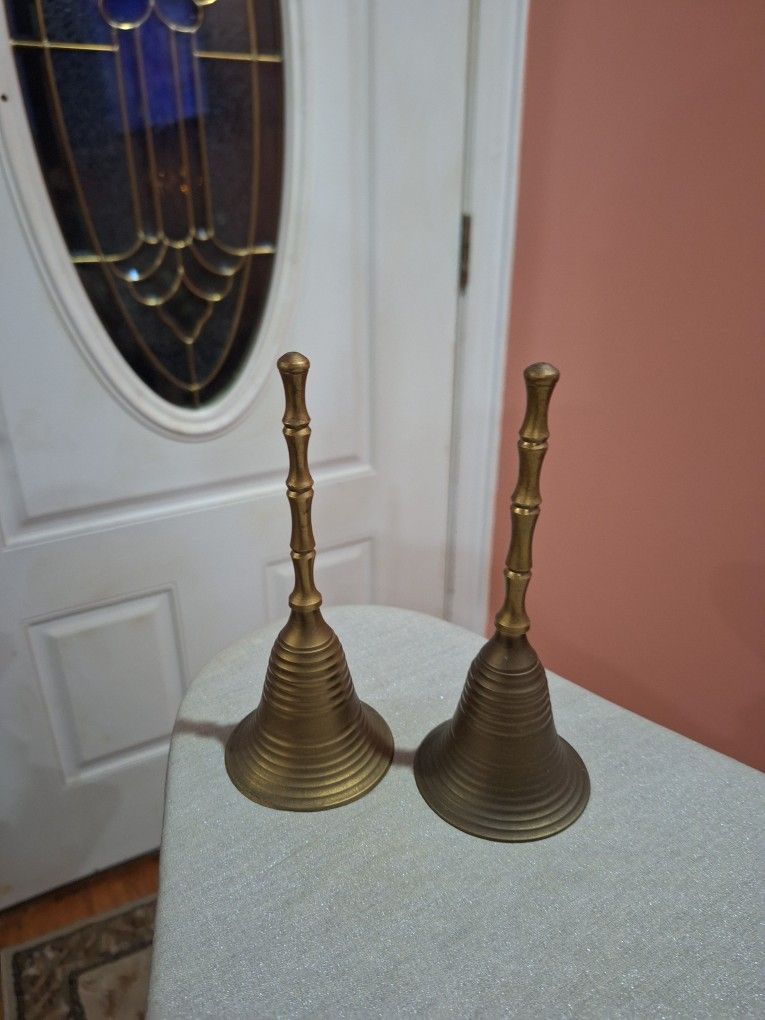 Solid Brass Dinner Bells