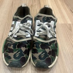 Adidas NMD R1 X BAPE Camo Collab Sneakers