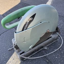 Hitachi 14” Metal  Cut Off Saw Made In Japan 