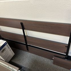 Queen Brown Bed Frame 