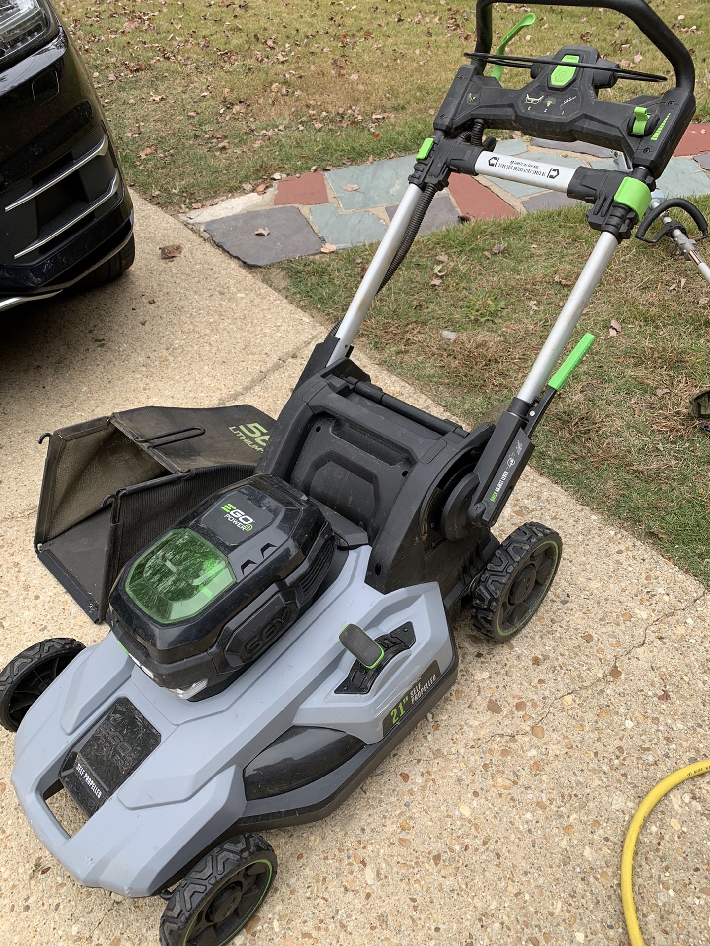 EGO LAWN CARE BUNDLE (MOWER, TRIMMER, BLOWER, BATTERIES, CHARGERS