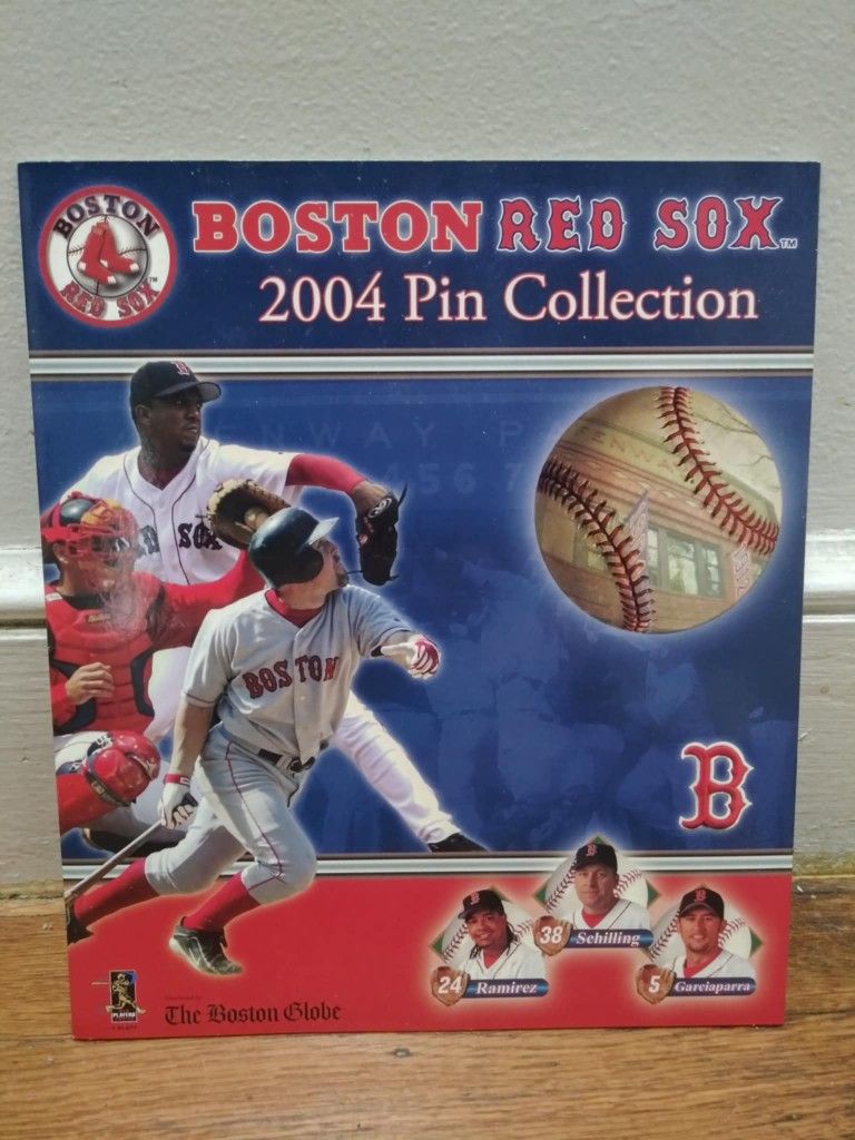 Boston Red Sox Boston Globe 2004 Pin Collection New.
