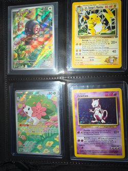Pokemon cards for sale.