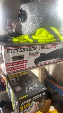 Heavy duty car jack + jack stands