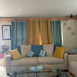 Beautiful Fabric Couch