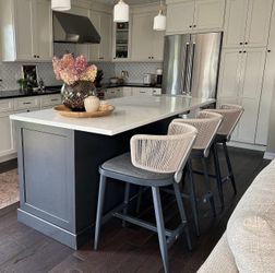 Brand New - contemporary bar stools ( 2 chairs only)