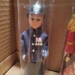 British Bobby Costume Souvenir Doll in Case