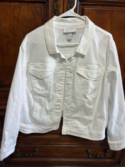 NEW Lane Bryant White Stretch Denim Jean Jacket – Size 20
