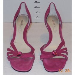 Whats What By Aerosoles Pink Heels Sz 8.5M
