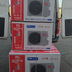 PG mini Split 2025 Model NEW R32 & AC Heat Inverter Wifi Smart 1 2 3 Ton AVAILABLE