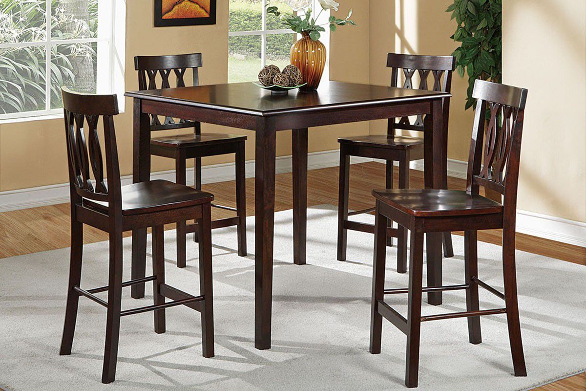 5-Pcs Counter Height Dining Set F2259