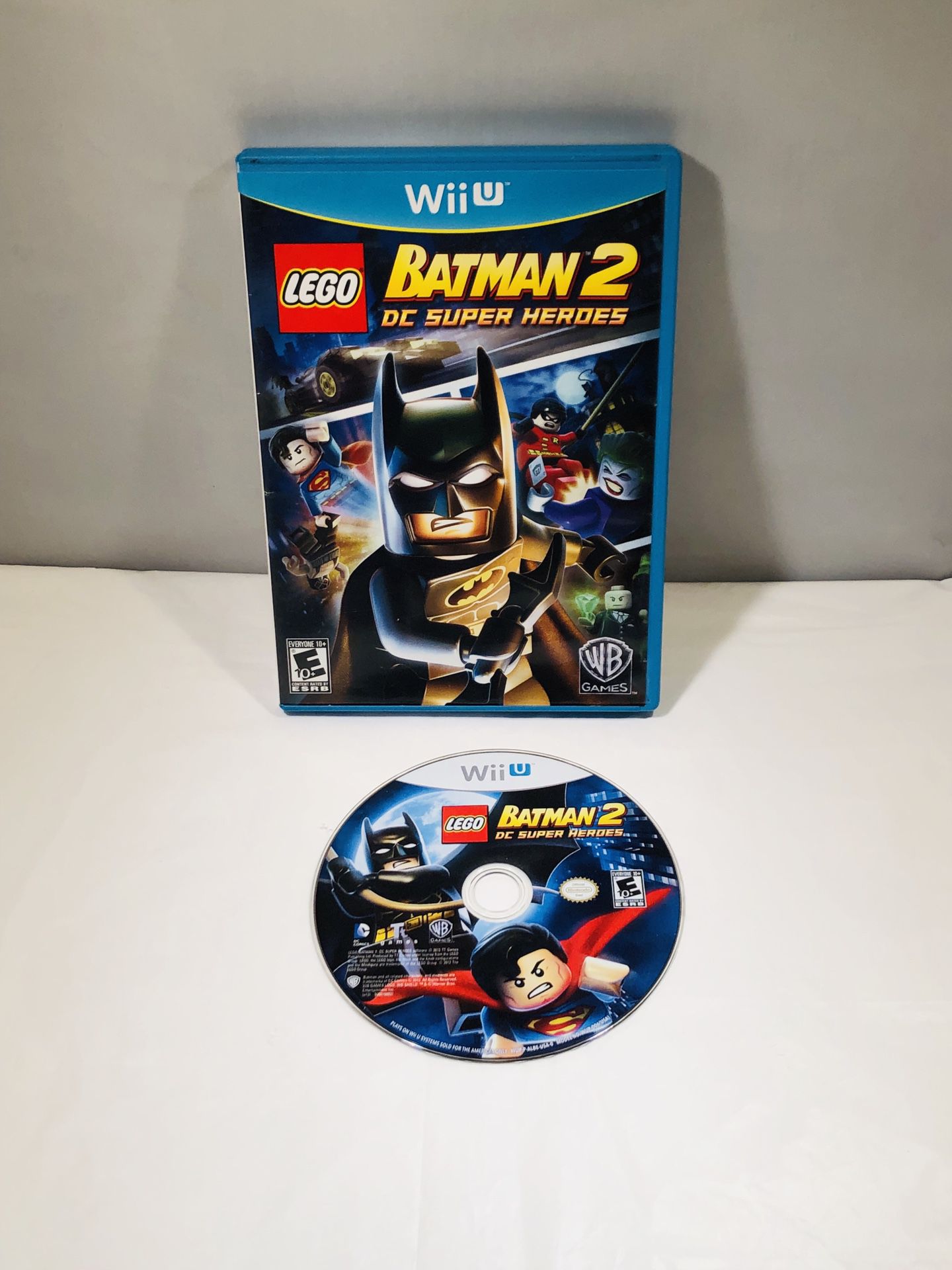 Batman 2 dc super heroes Nintendo Wii U no manual