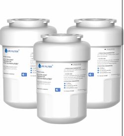 Life Filter LF007 GE-MWF Refrigerator Water Filters 3-Pack