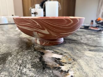 Threshold Studio McGee terra-cotta marble Bowl