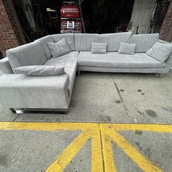 Grey Sectional With Delivery