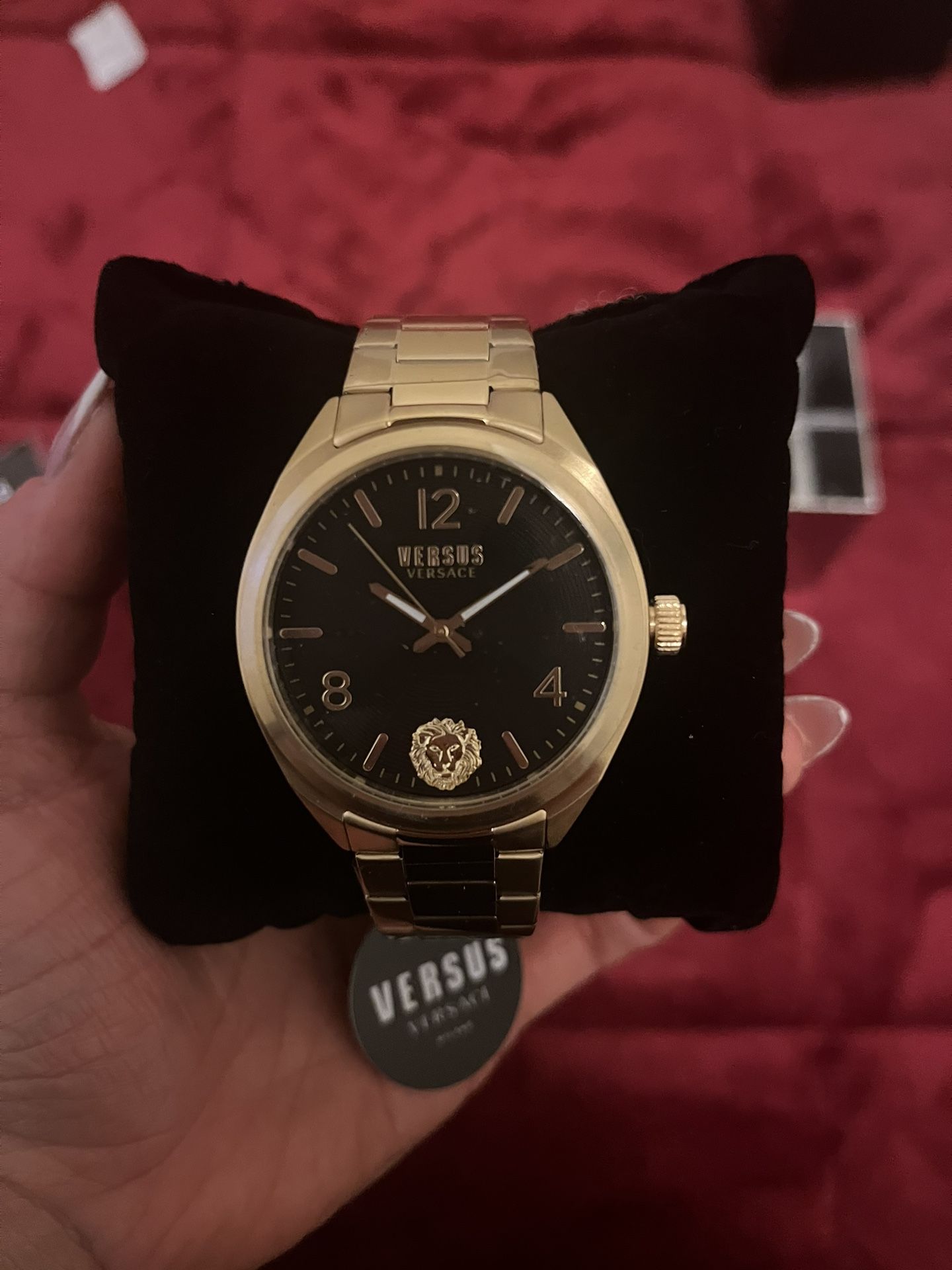Mens Gold Versace Watch