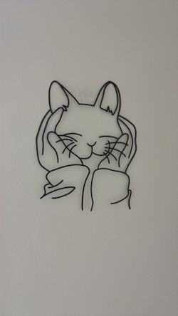 Cat Wall Decor 13”H x 11” L